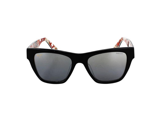 Maui Jim Maui Jim Treble In Black Gloss Frame-Collage Manchester United Interior Limited Edition With Grey Lenses - view 1