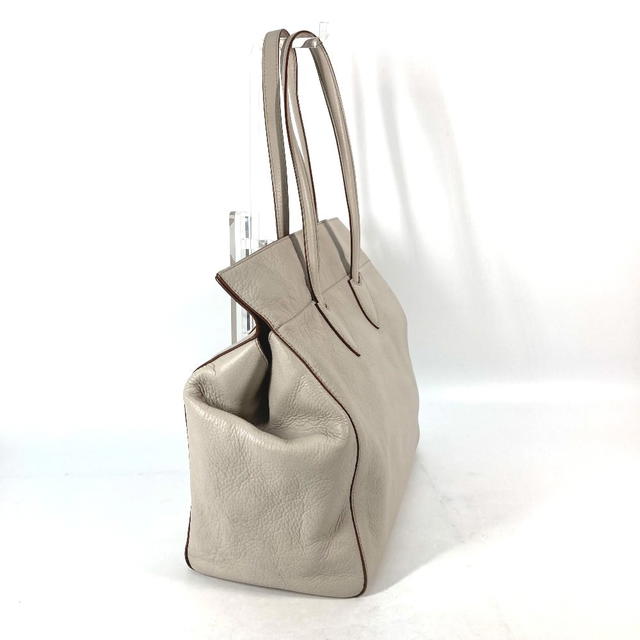 Max Mara MAX MARA Bag logo Tote Bag Pouch Shoulder Bag Leather Gurege Based - view 4