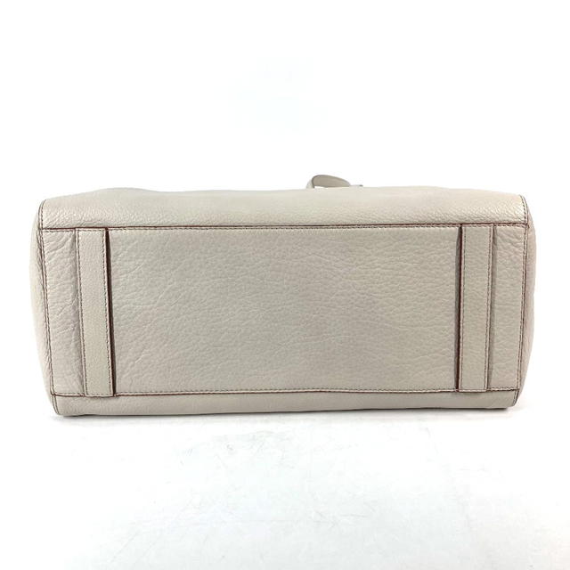 Max Mara MAX MARA Bag logo Tote Bag Pouch Shoulder Bag Leather Gurege Based - view 5