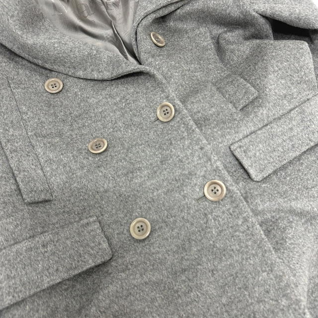 Max Mara MAX MARA Studio Wool Blend Double Breasted Tailored Jacket Jacket wool gray - view 4