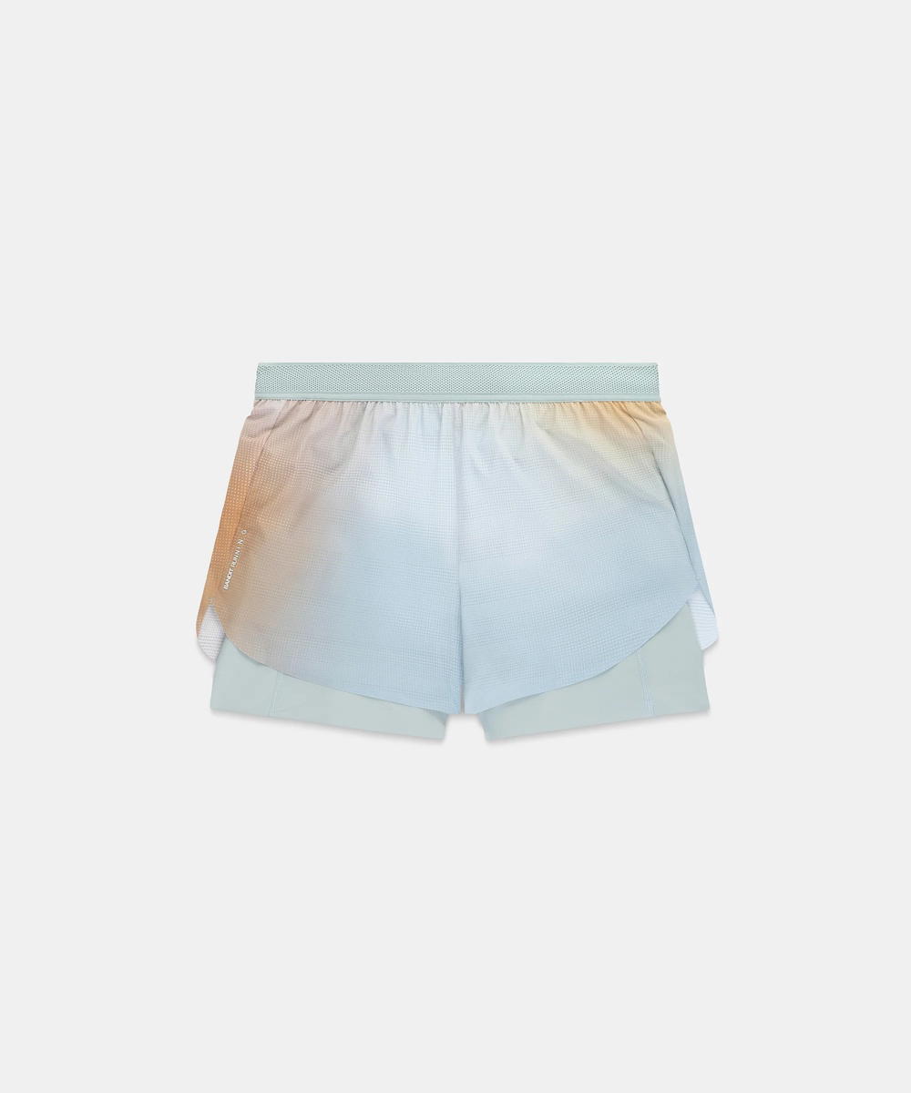 Bandit Running Bandit Running CoolGrid 2-in-1 Run Short Lagoon Multi