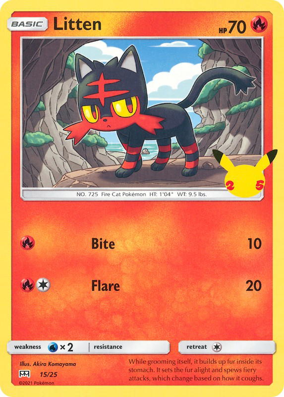 Pokemon Pokemon Litten [15/25] Other "McDonald's Collection 2021" (EN)
