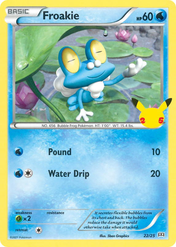 Pokemon Pokemon Froakie [22/25] Other "McDonald's Collection 2021" (EN)