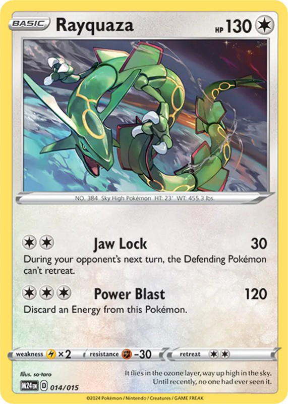 Pokemon Pokemon Rayquaza [014/015] Other "McDonald's Collection 2024" (EN)