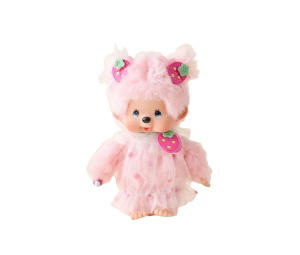 Buy Monchhichi Strawberry Girl Plushie Pink at Sasom – Authentic and Ready to Ship
