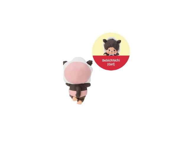 Monchhichi (เช็คการ์ด) Monchhichi Bebichhichi (Girl) Hippers Decorative Mini Figure - view 1