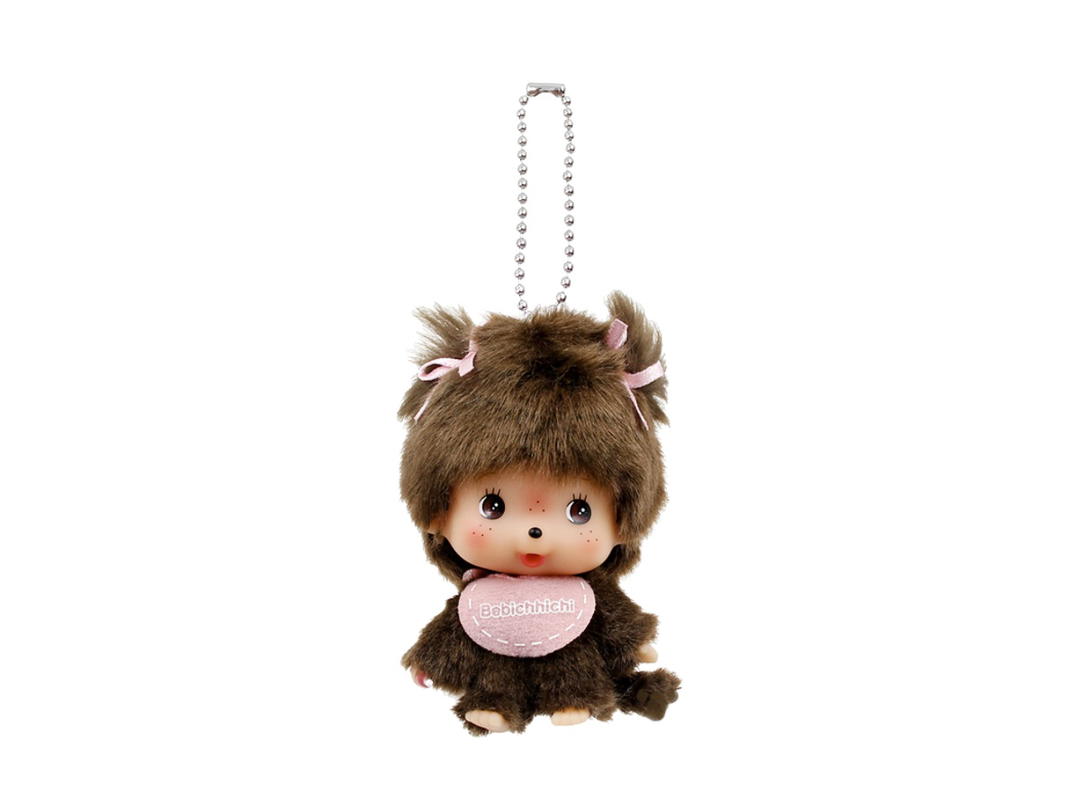 Monchhichi Monchhichi Bebichhichi Girl Pink Classic Keychain Multicolor