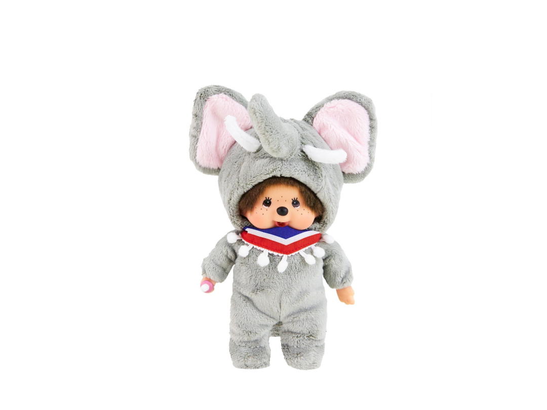 Monchhichi Monchhichi Luk Chang Boy S Gray Thai-Thai Collection Plush