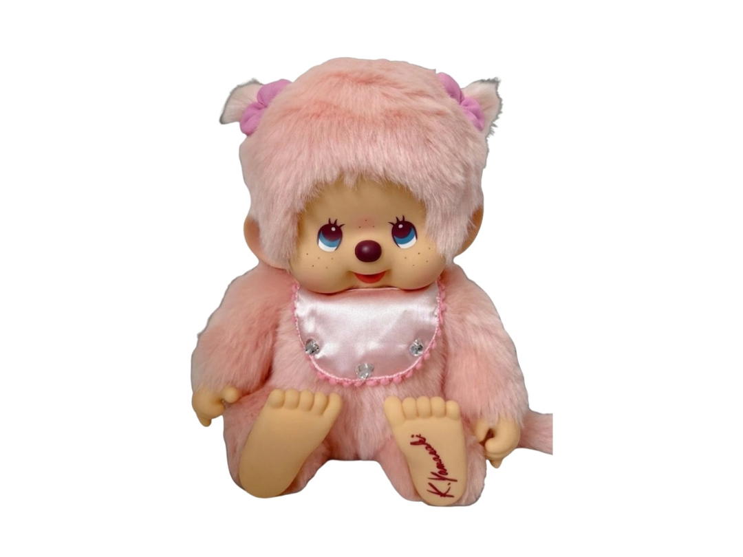 Monchhichi Monchhichi Yamasaki Designer Series Plush Large Girl Pink
