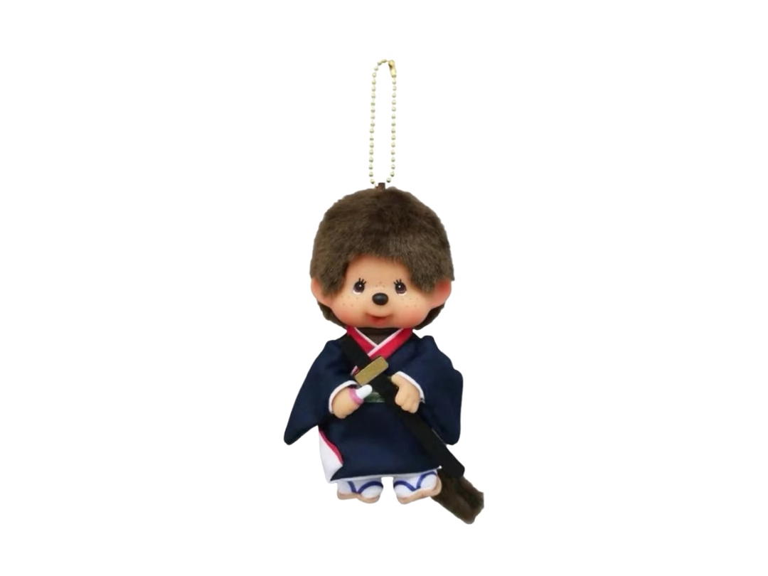 Monchhichi Monchhichi Black Samurai Kimono Monchhichi 13 CM