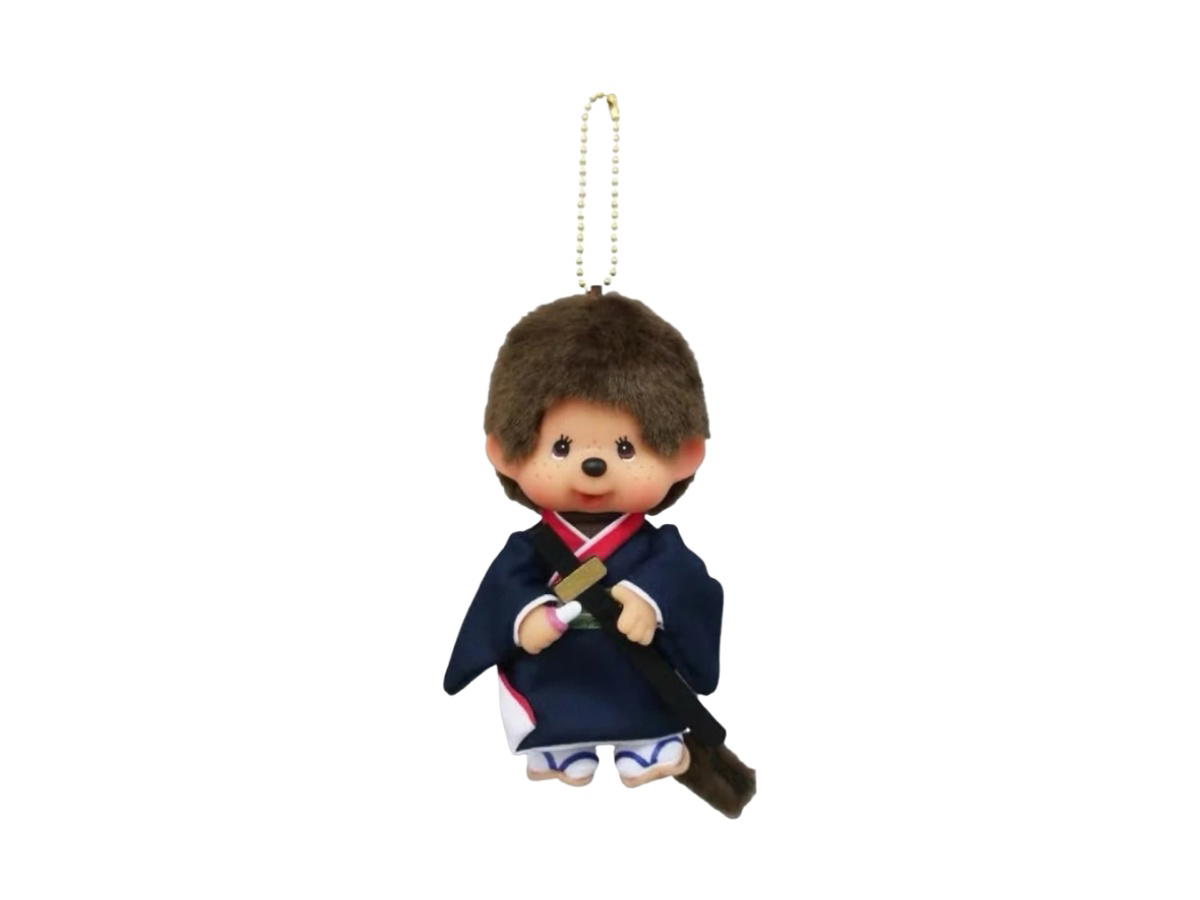Monchhichi Monchhichi Black Samurai Kimono Monchhichi 13 CM