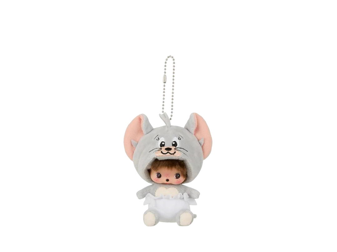 Monchhichi Monchhichi Bebichhichi X Tom & Jerry Nibbles Mini Charm Keychain