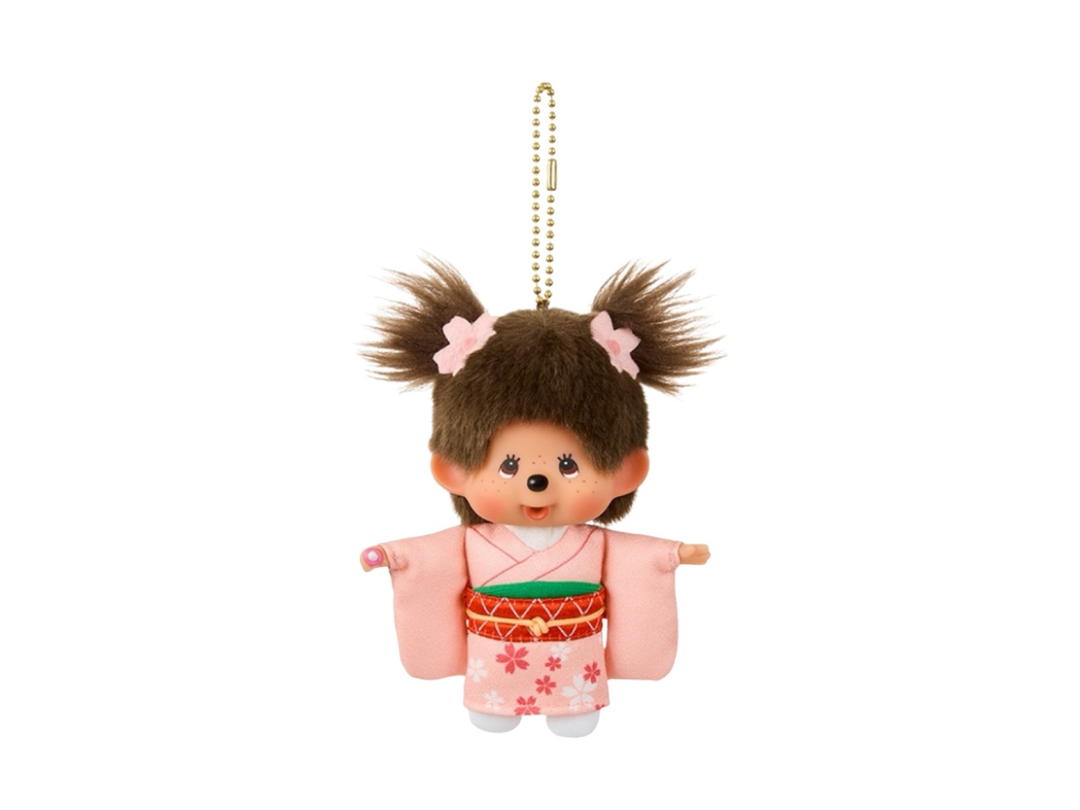 Monchhichi Monchhichi Cherry Blossom Kimono Monchhichi 13 CM