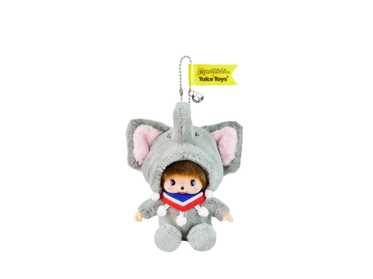 Buy Monchhichi Luk Chang Boy Gray Thai-Thai Collection Keychain at Sasom – Authentic and Ready to Ship