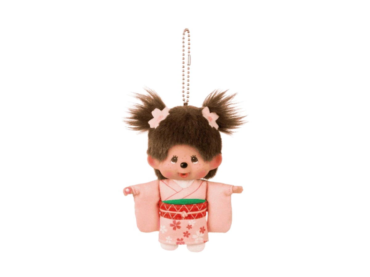 Monchhichi Monchhichi Sakura Kimono Keychain