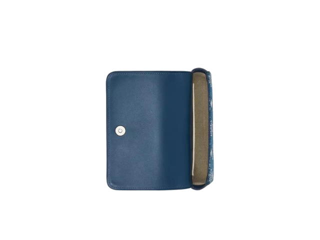 MCM MCM Aren Camera Bag In Vintage Denim Jacquard With Dark Silver-Tone Metal Hardware - view 4