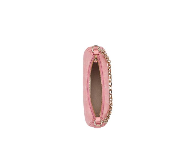 MCM MCM Aren Crescent Hobo In Pink Visetos Monogram With Palladium Hardware - view 4