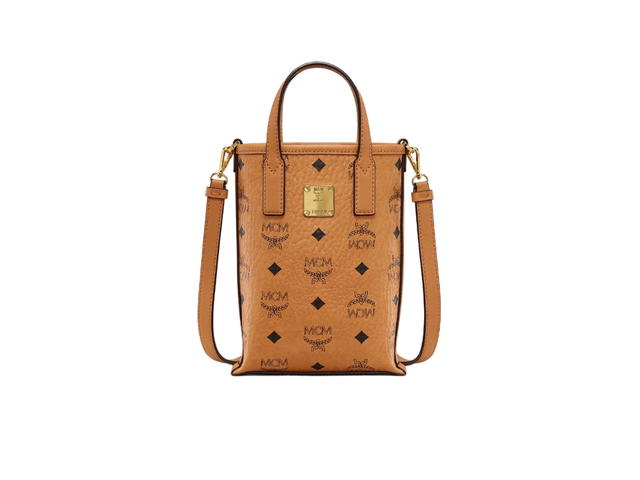 MCM MCM Aren Crossbody Bag In Visetos Cognac - view 3