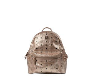 Buy MCM Visetos Backpack Gold at Sasom – Authentic and Ready to Ship