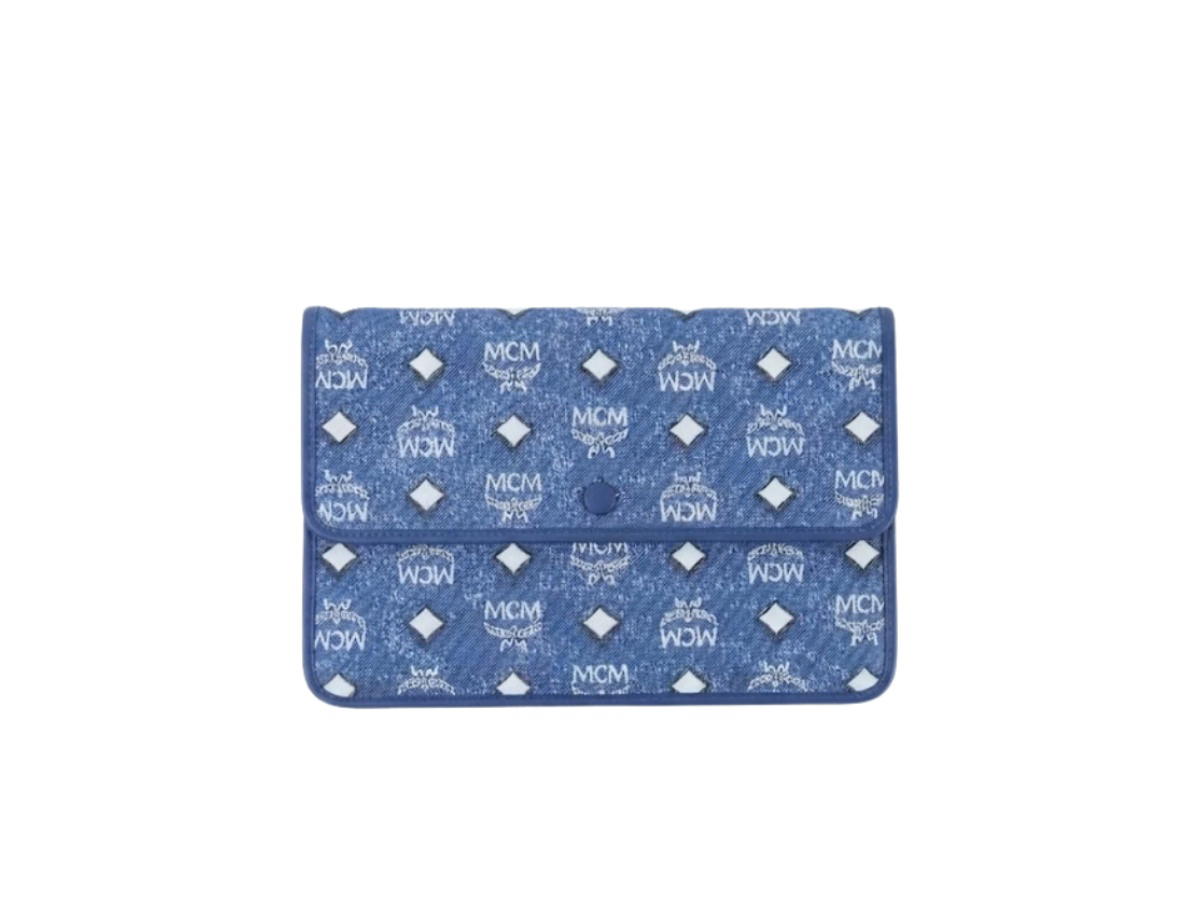 MCM MCM Clutch Bag Blue