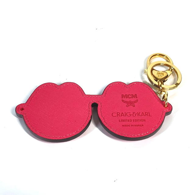 MCM MCM CRAIG & KARL collaboration Eyeglasses Design Bag Charm Key Holder Unused - view 3