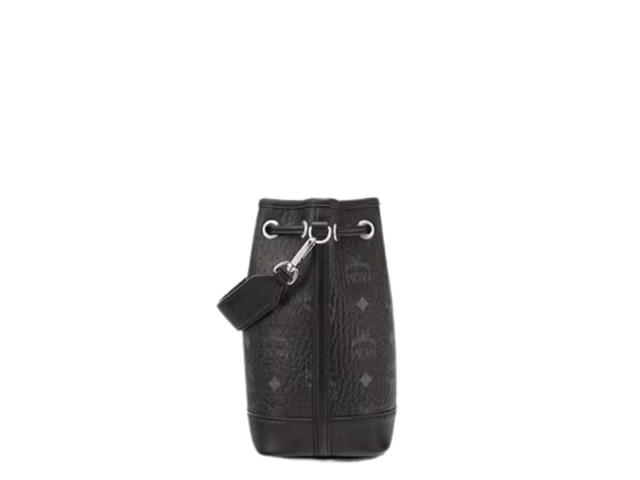 MCM MCM Dessau Drawstring Bag Mini In Visetos Nappa Leather Black - view 3