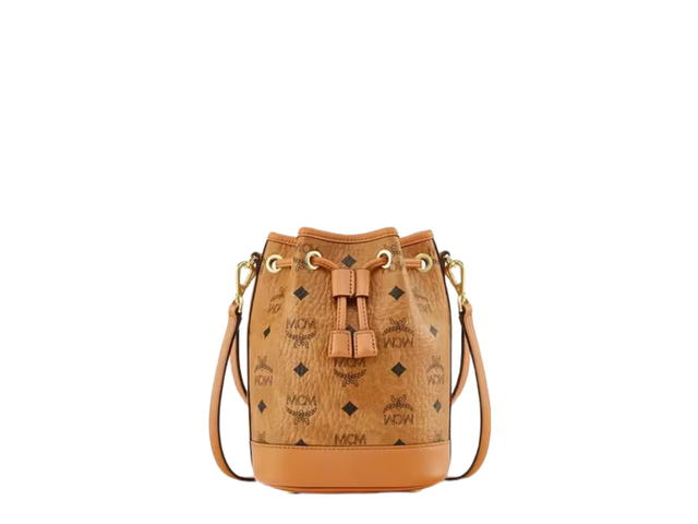 MCM MCM Dessau Drawstring Bag Mini Visetos Cognac - view 1