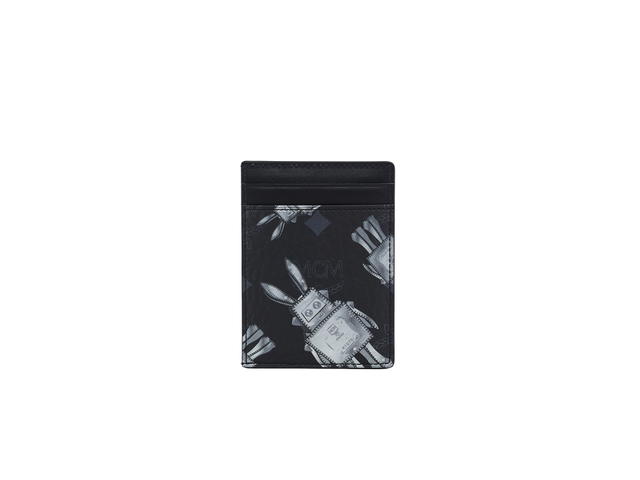 MCM MCM Aren Card Case Wallet  Black Gray - view 2