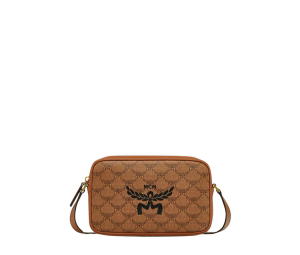 Buy MCM Himmel Crossbody In Lauretos Monogram Canvas-MCM Logo Motif With 24K Gold-Plated Metal Hardware Cognac at Sasom – Authentic and Ready to Ship