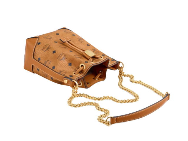 MCM MCM Klassik Drawstring Bag Visetos Cognac - view 2