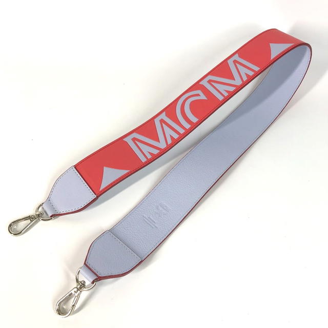 MCM MCM logo  Shoulder strap Leather Red/Light Purple Based Unused - view 5