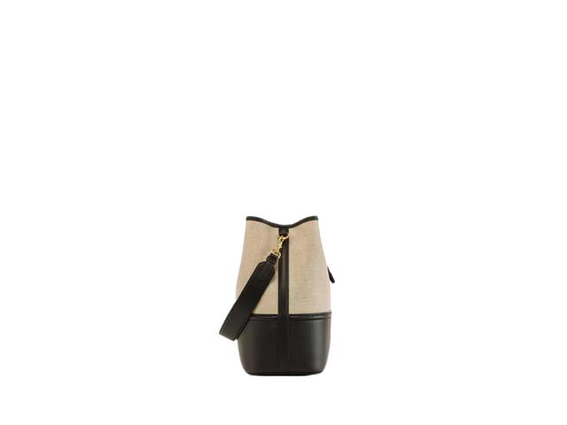 MCM MCM Medium Aren Drawstring Bag In Spanish Full-Grain Nappa Leather With 24k Gold-Plated Metal Hardware Black - view 2