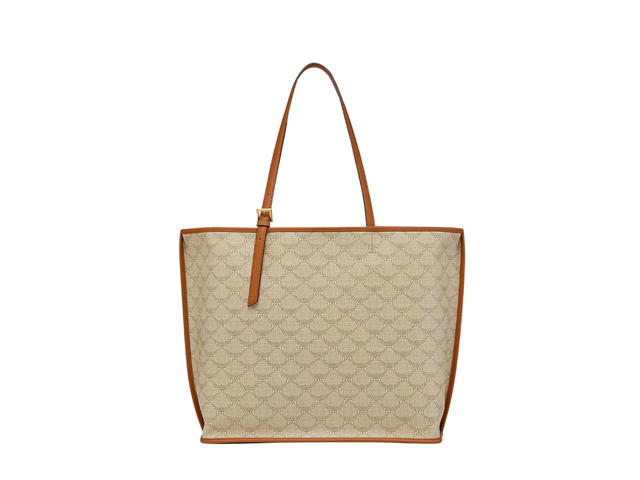 MCM MCM Medium Himmel Shopper In Lauretos Natural Nappa Leather With 24K Gold-Plated Brass Hardware Beige Oatmeal - view 4