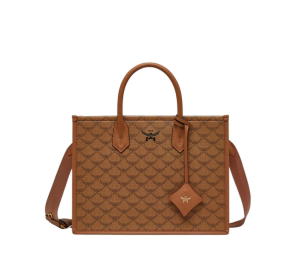 Buy MCM Medium Himmel Tote In Lauretos Cognac With Natural Nappa Leather Cognac at Sasom – Authentic and Ready to Ship