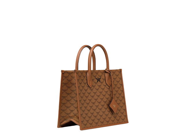 MCM MCM Medium Himmel Tote In Lauretos Cognac With Natural Nappa Leather Cognac - view 2