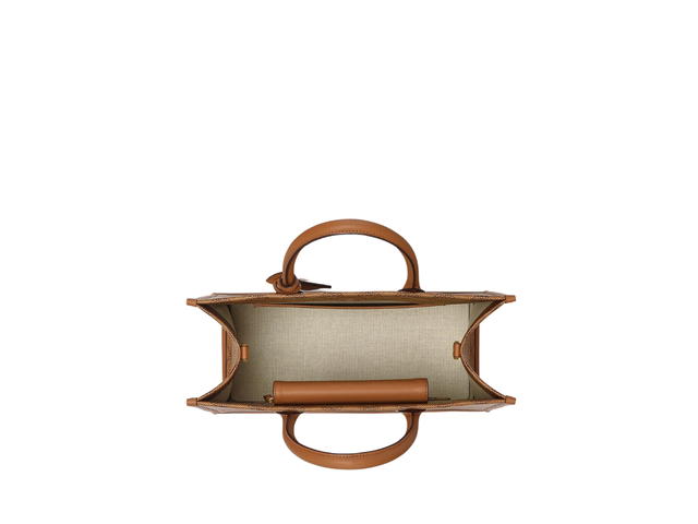 MCM MCM Medium Himmel Tote In Lauretos Cognac With Natural Nappa Leather Cognac - view 5