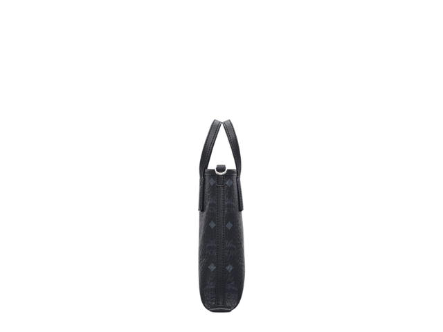 MCM MCM Mini Aren Crossbody Bag in Visetos Black - view 3