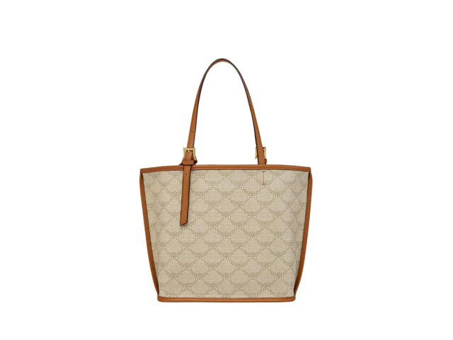 MCM MCM Mini Himmel Shopper In Lauretos With Natural Nappa Leather Beige Oatmeal - view 4