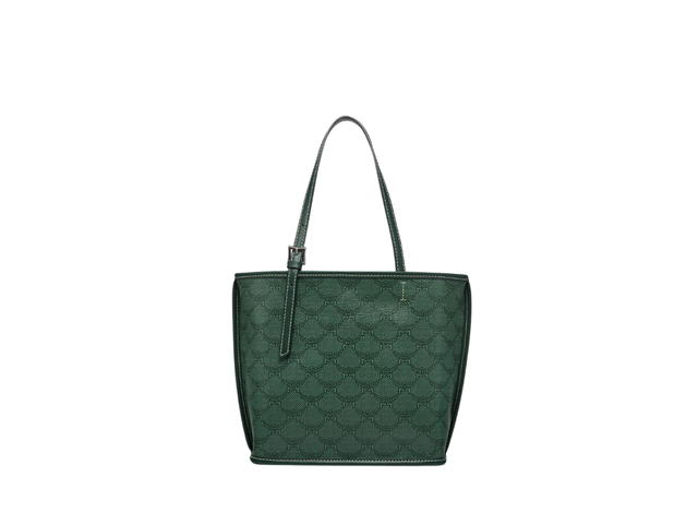 MCM MCM Mini Himmel Shopper In Lauretos With Natural Nappa Leather Forest Green - view 4