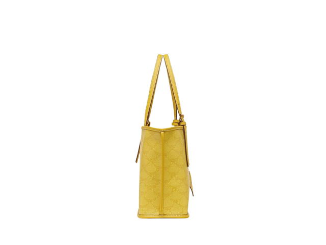 MCM MCM Mini Himmel Shopper In Lauretos With Natural Nappa Leather Yellow Lemon Gold - view 2
