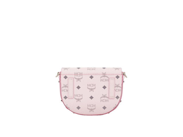 MCM MCM Mini Tracy Round Crossbody In Visetos Powder Pink - view 2