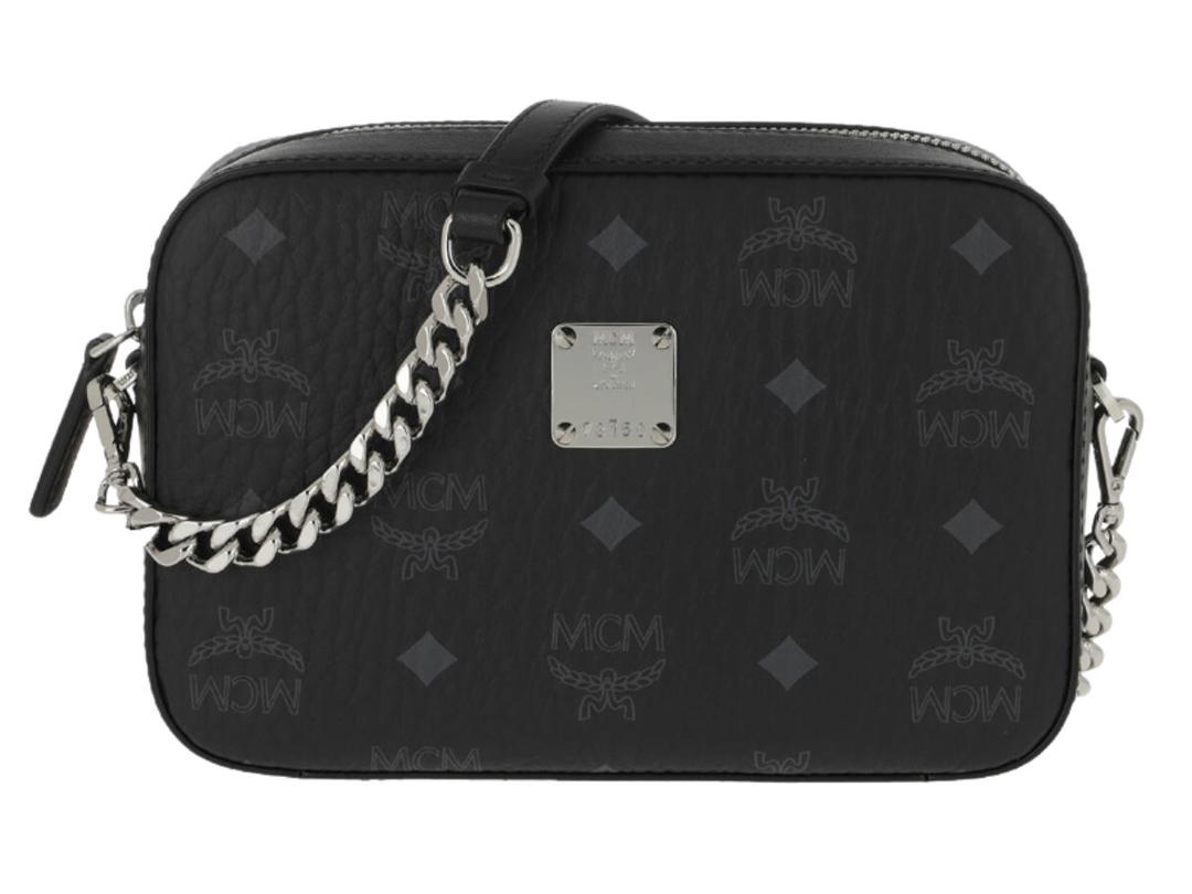 MCM MCM Mini Visetos Original Camera Bag Black