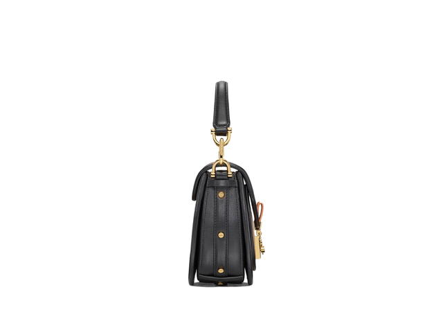MCM MCM Patricia Mini Crossbody Bag In Visetos and Nappa Leather With 24k Gold-Plated Hardware Cognac - view 2