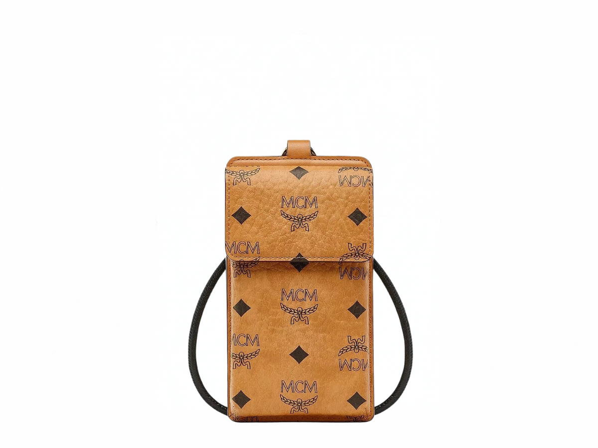 Buy MCM Original ID Lanyard Phone Case Cognac Visetos at Sasom – Authentic and Ready to Ship