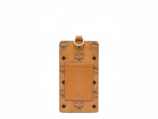 MCM MCM Original ID Lanyard Phone Case Cognac Visetos - view 2