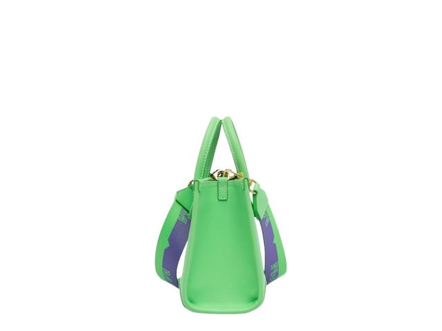 MCM MCM Mini Logo Satchel Shoulder Bag Green - view 2