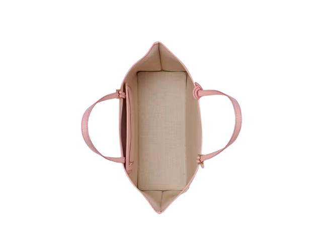 MCM MCM Shopper In Lauretos Natural Nappa Leather With 24K Gold-Plated Brass Hardware Pink - view 4
