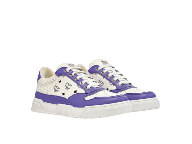 MCM MCM Skyward Low-Top Sneakers In Visetos Purple (W) - view 2