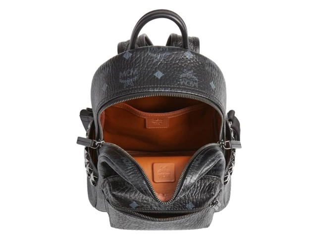 MCM MCM Stark Backpack Visetos Side Studs Mini Black - view 3