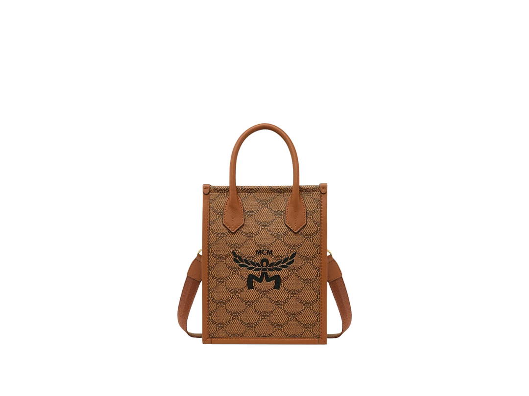 MCM MCM Himmel Lauretos Mini Tote Bag Brown